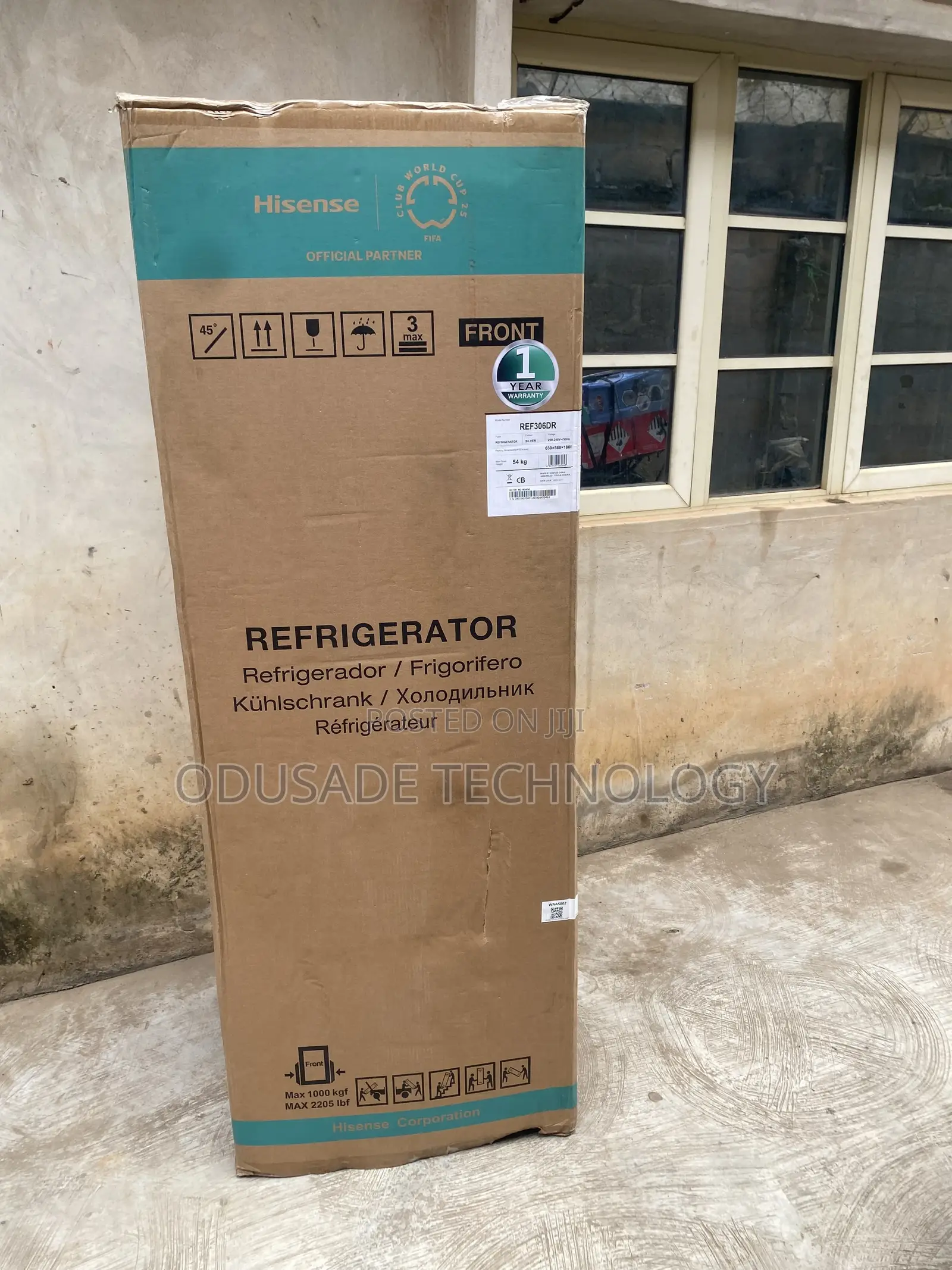 Hisense REF306DR Large Capacity 306L Fridge