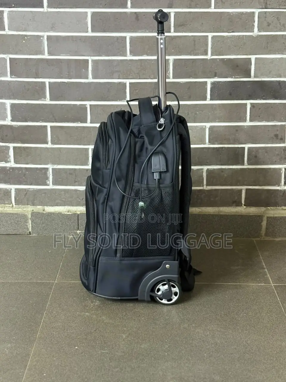 Solid Trolley Backpack