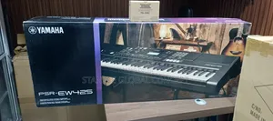 Yamaha PSR-EW425 76-Key Portable Arranger Keyboard With Power Adapter