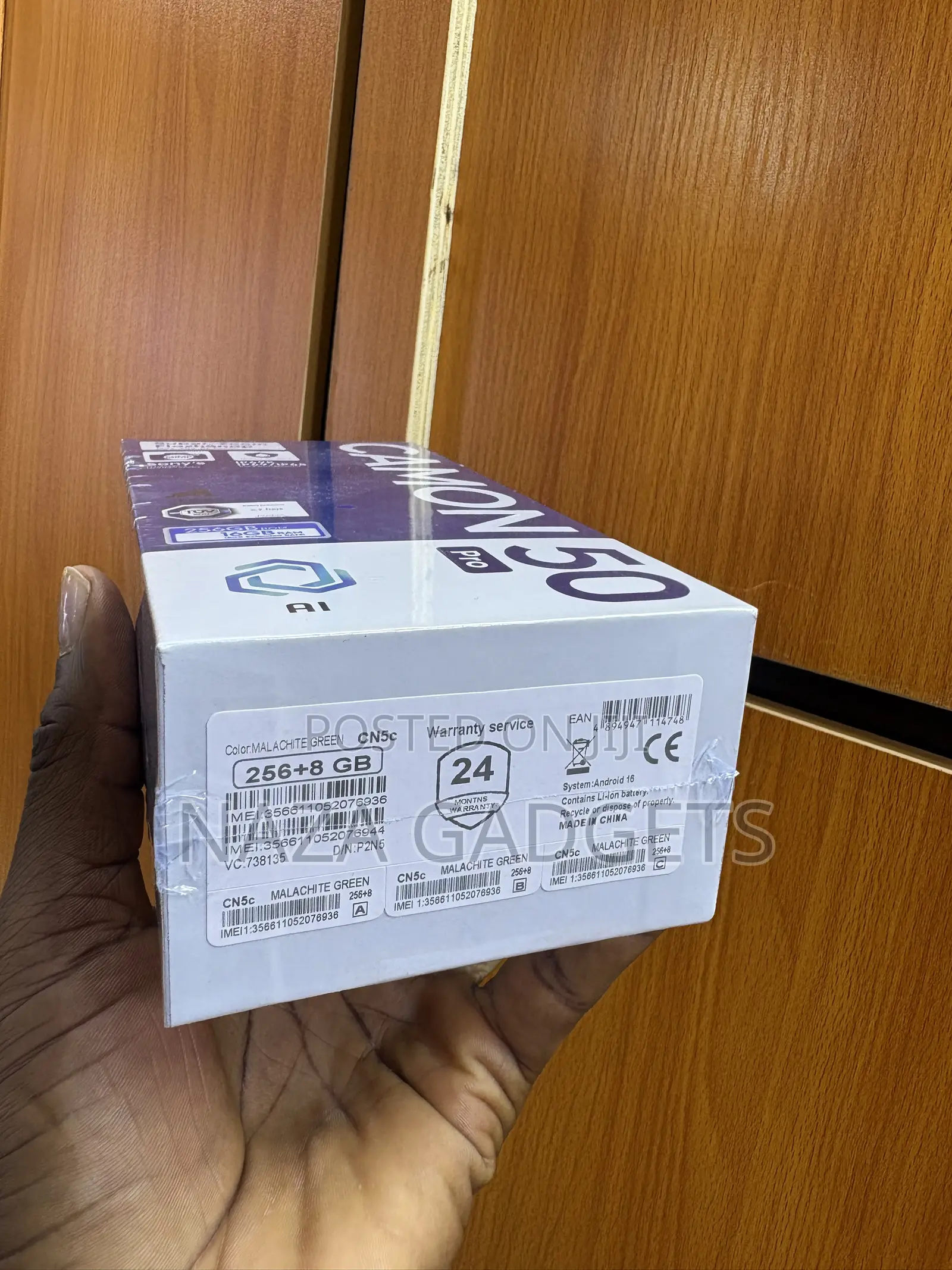 New Tecno Camon 50 Pro 256 GB