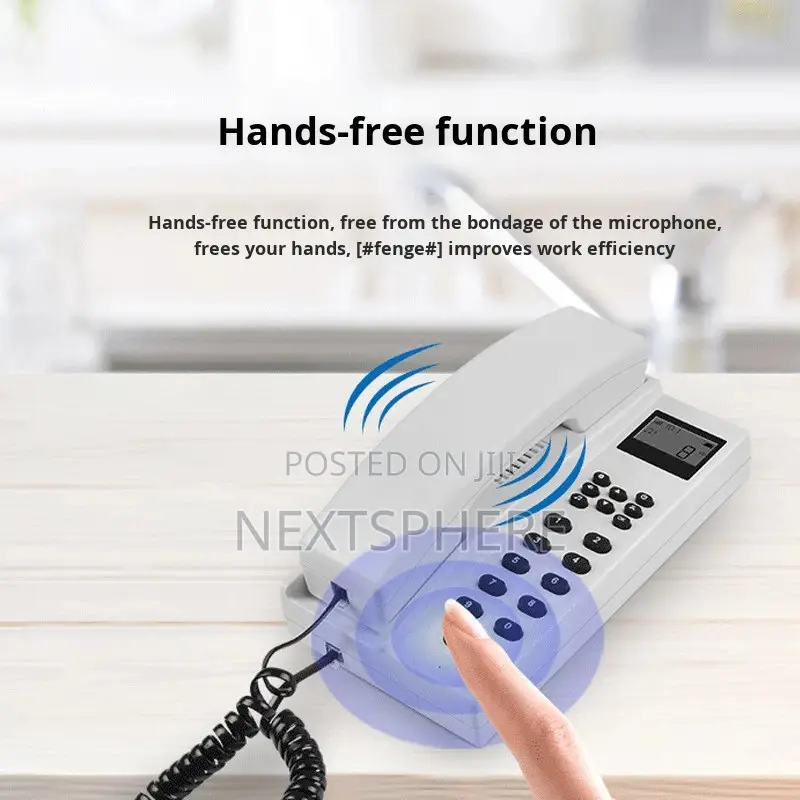 Wireless Intercom With LCD Screen for Offices Homes Etc.