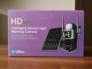 HD 4G UBOX Dual Lens Intelligent Sound Light Warning Camera