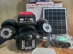 3 Auto Rotate Tripple Lens 4g Solar PTZ Camera V380 Pro