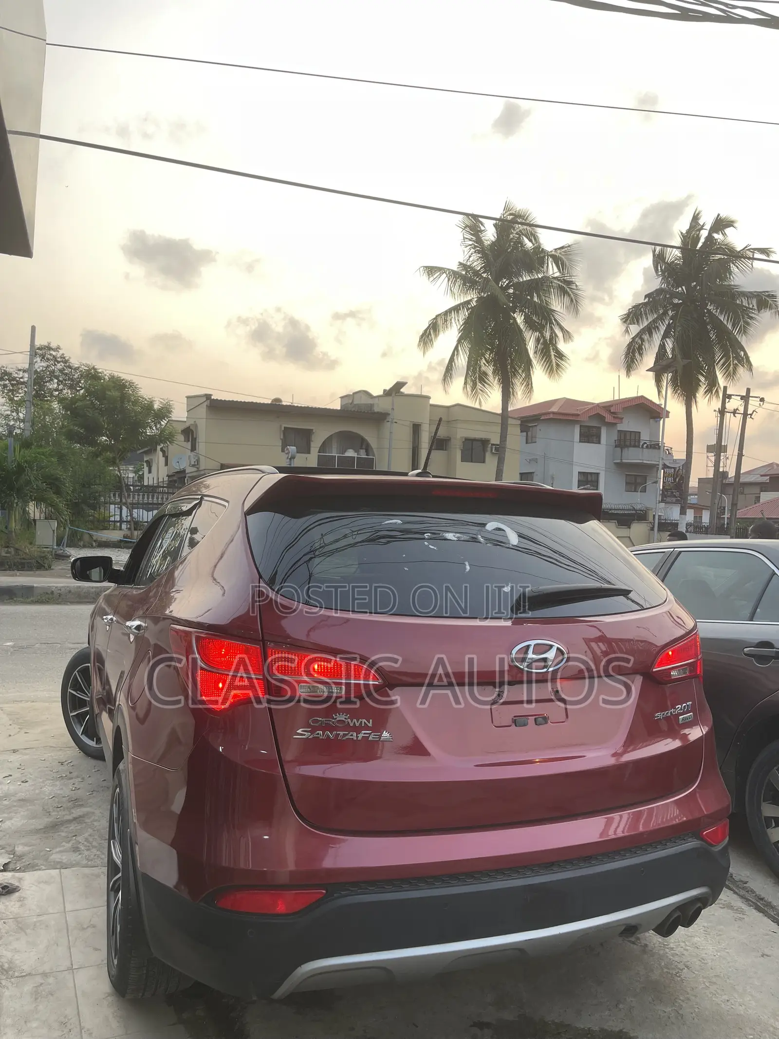 Hyundai Santa Fe 2014 Red