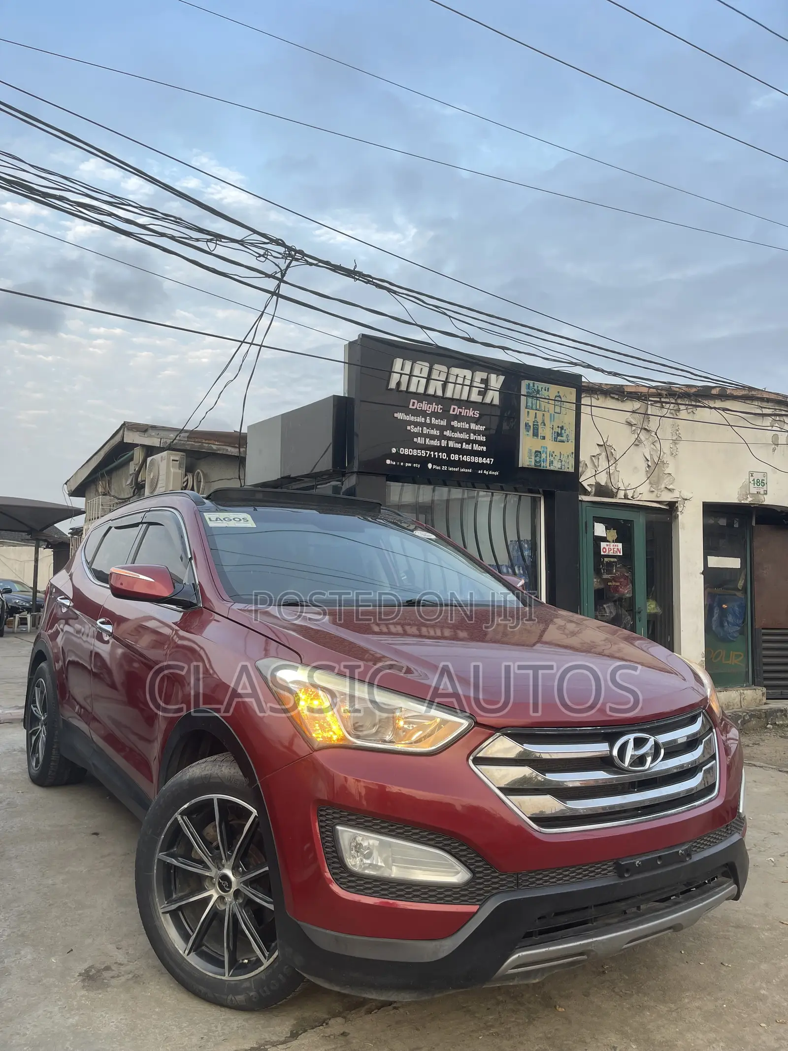 Hyundai Santa Fe 2014 Red