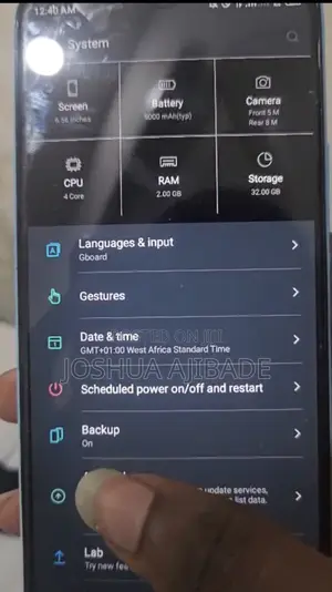 Itel P38 32 GB Blue