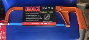 Dronco Hacksaw With a 24 TPI Blade for Both Hard and Soft Materials.