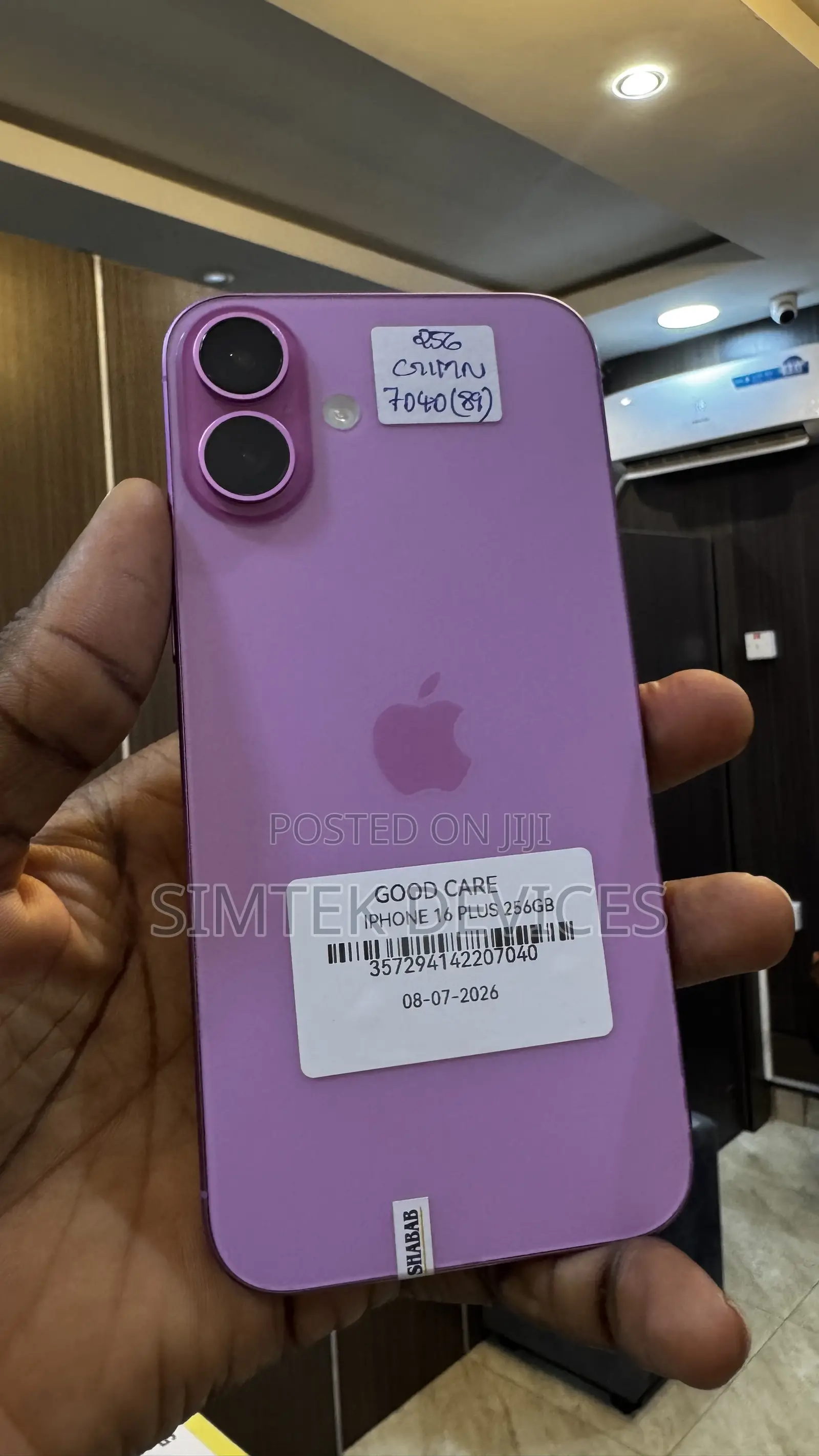 Apple iPhone 16 Plus 256 GB Pink