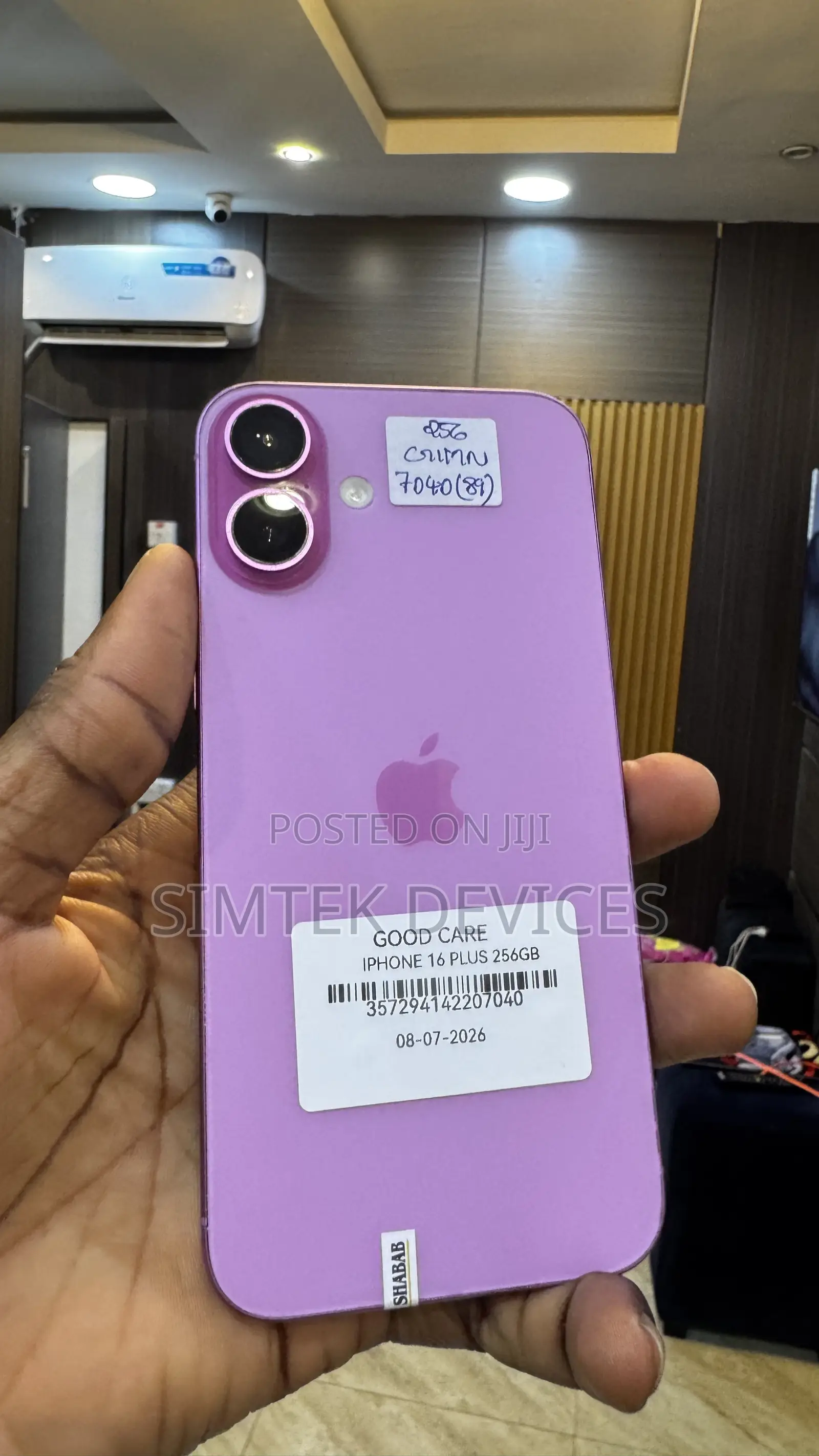 Apple iPhone 16 Plus 256 GB Pink