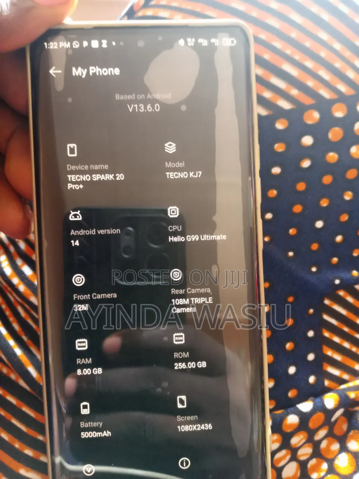 Tecno Spark 20 Pro Plus 256 GB Black