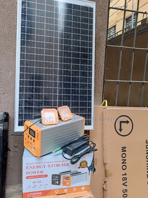 Home Solar Backup System With Long-Life Battery