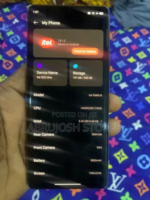 Itel S25 Ultra 256 GB Gray
