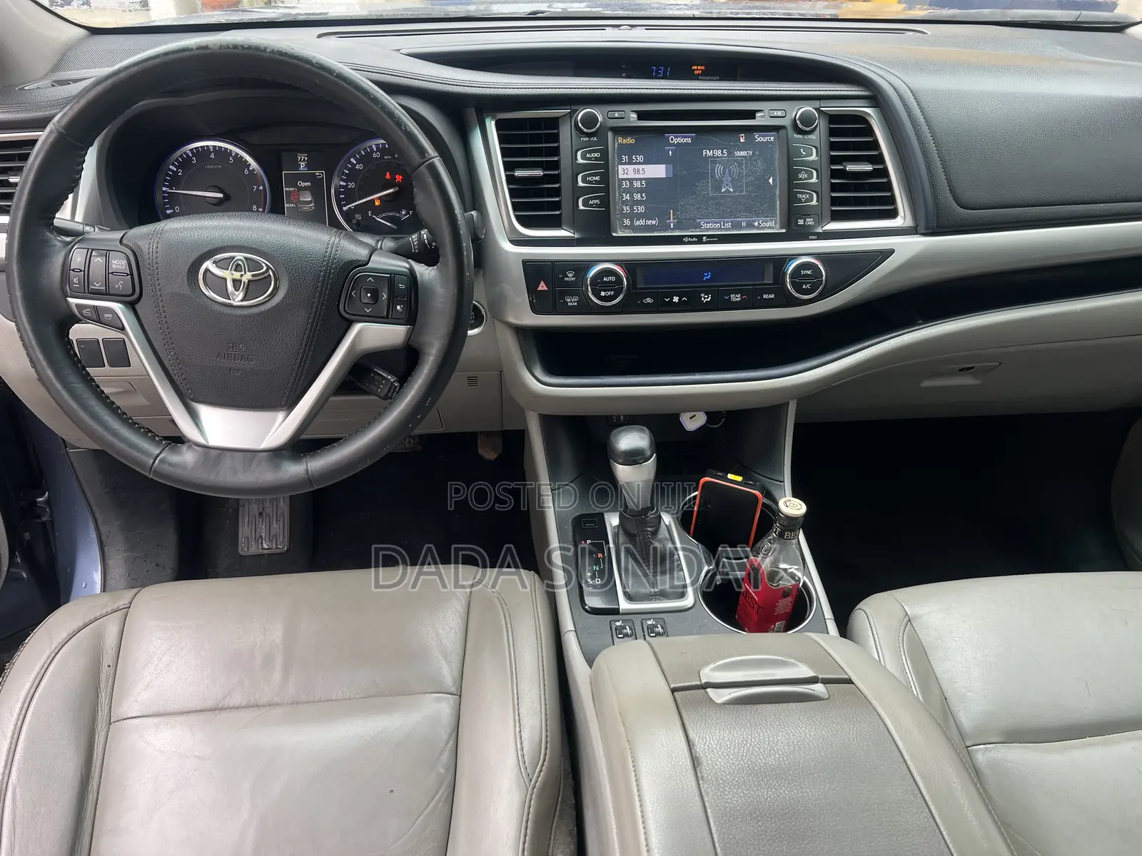 Toyota Highlander 2016 Blue