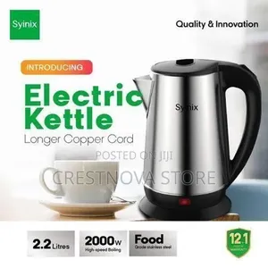 Syinix 2.2 Liters Electric Jug Fast Boiling Longer Cooper Cord