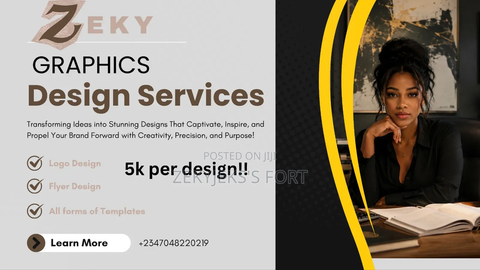 Professional Graphic Design Services – Flyers and Logos