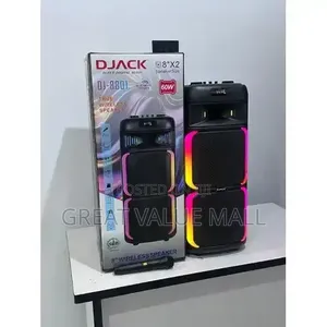 Djack Rechargeable Deep Bass Party Speaker With Microphone