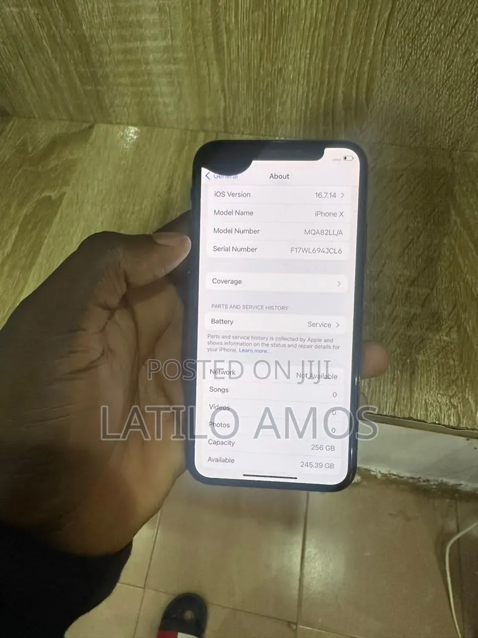 Apple iPhone X 64 GB Black