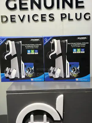 Dobe PS5 Cooling/Charging Stand With Game Slots