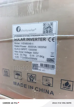 8kva 48v Felicity Solar Inverter Hybrid Ivem