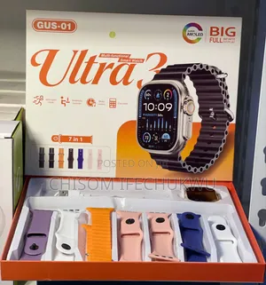 Smart Watch With 7 Straps