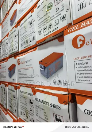 200ah 12v Felicity Solar GEL Deep Cycle Batteries