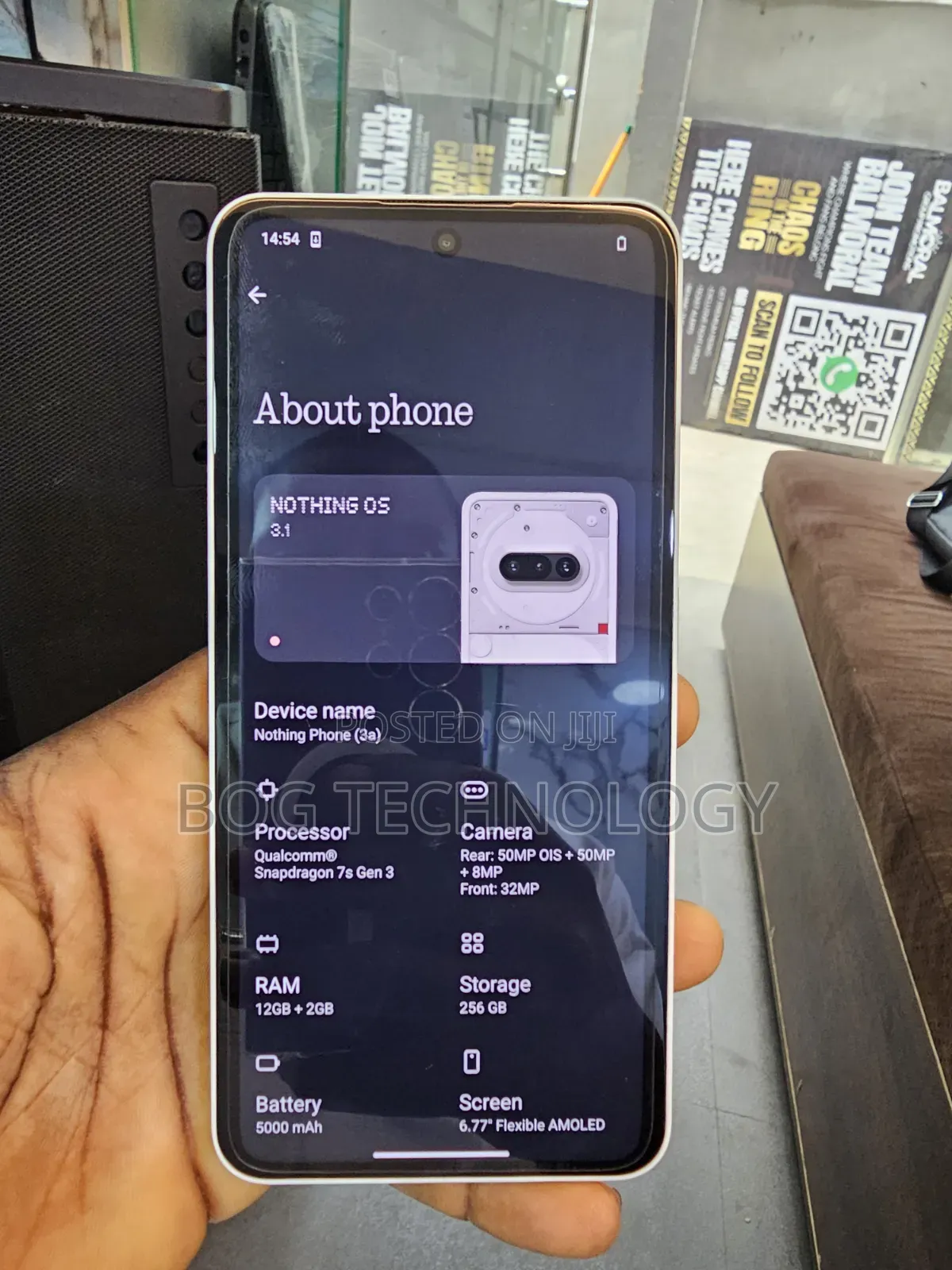 Nothing Phone 3a 256 GB White