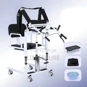 Hydrualic Patient Lift Transfer Chair (With Auxillary Lift, Commode)