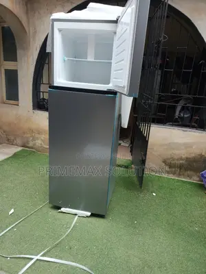 Sleek Silver Hisense 306DR Top Mount Fridge Now Available