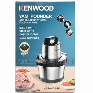 Kenwood 9.5 Liter Multipurpose Yam Pounder and Foo Nod Processor