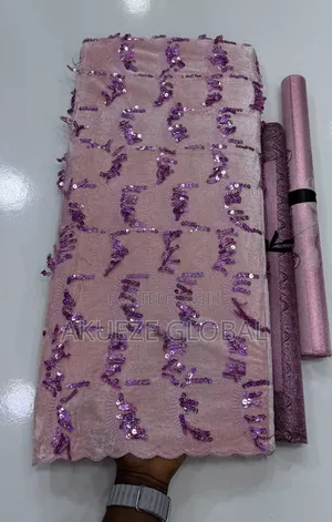 Classy Velvet Sequence Lace