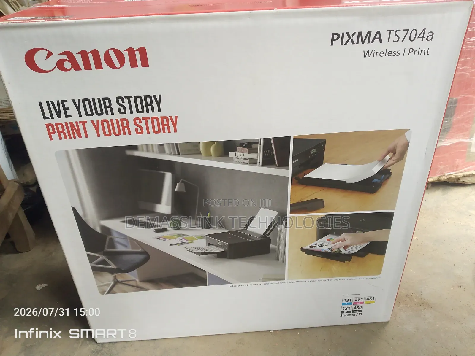 Canon Printer TS704a