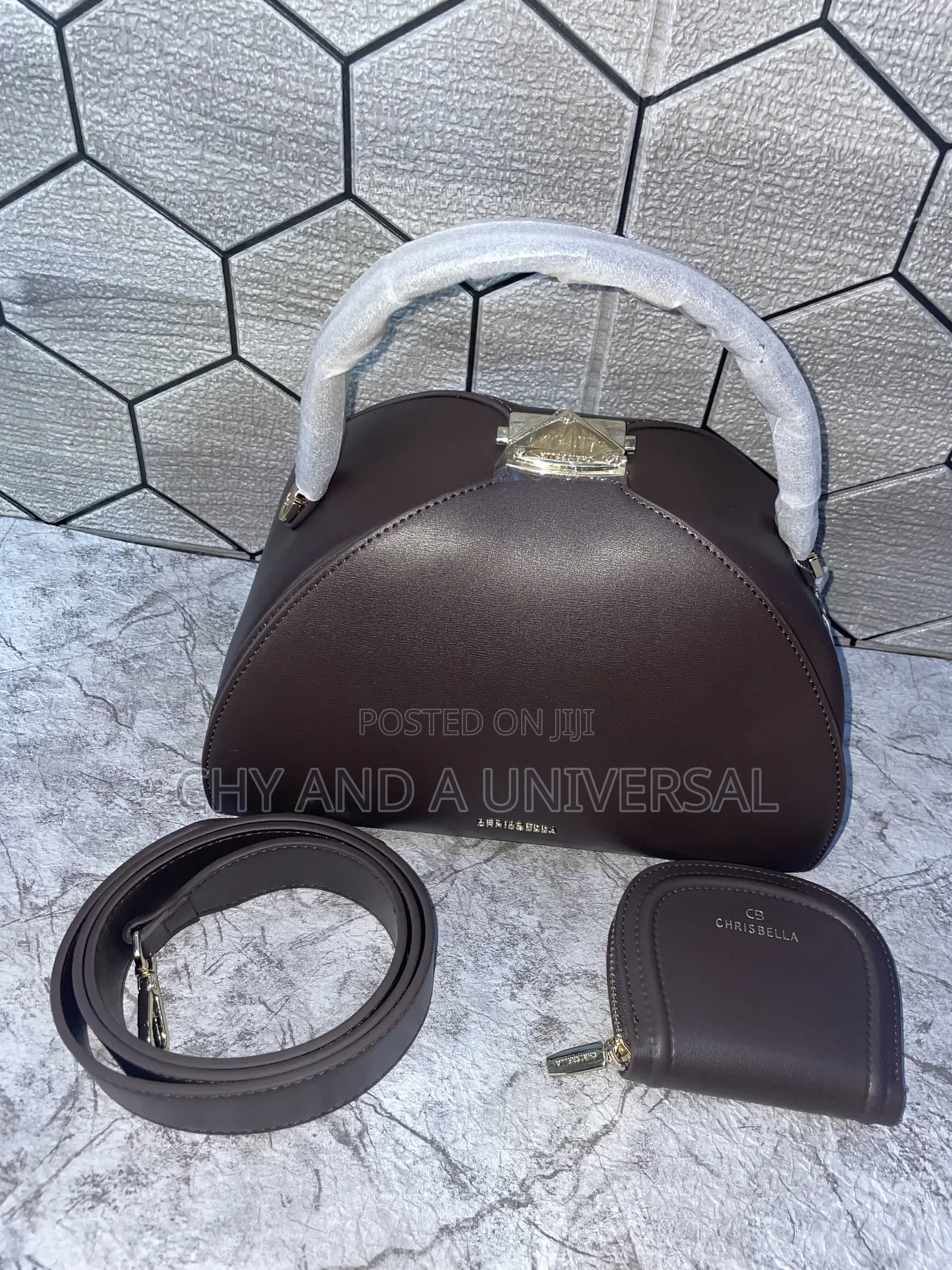 Chrisbella Women’s Handbag With Purse and Strap