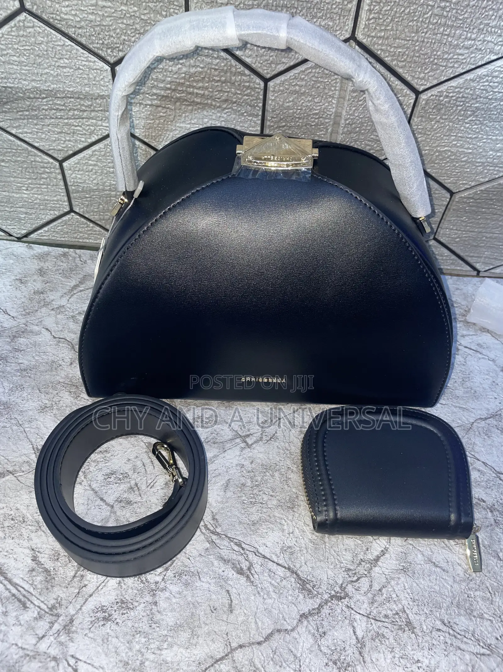 Chrisbella Women’s Handbag With Purse and Strap