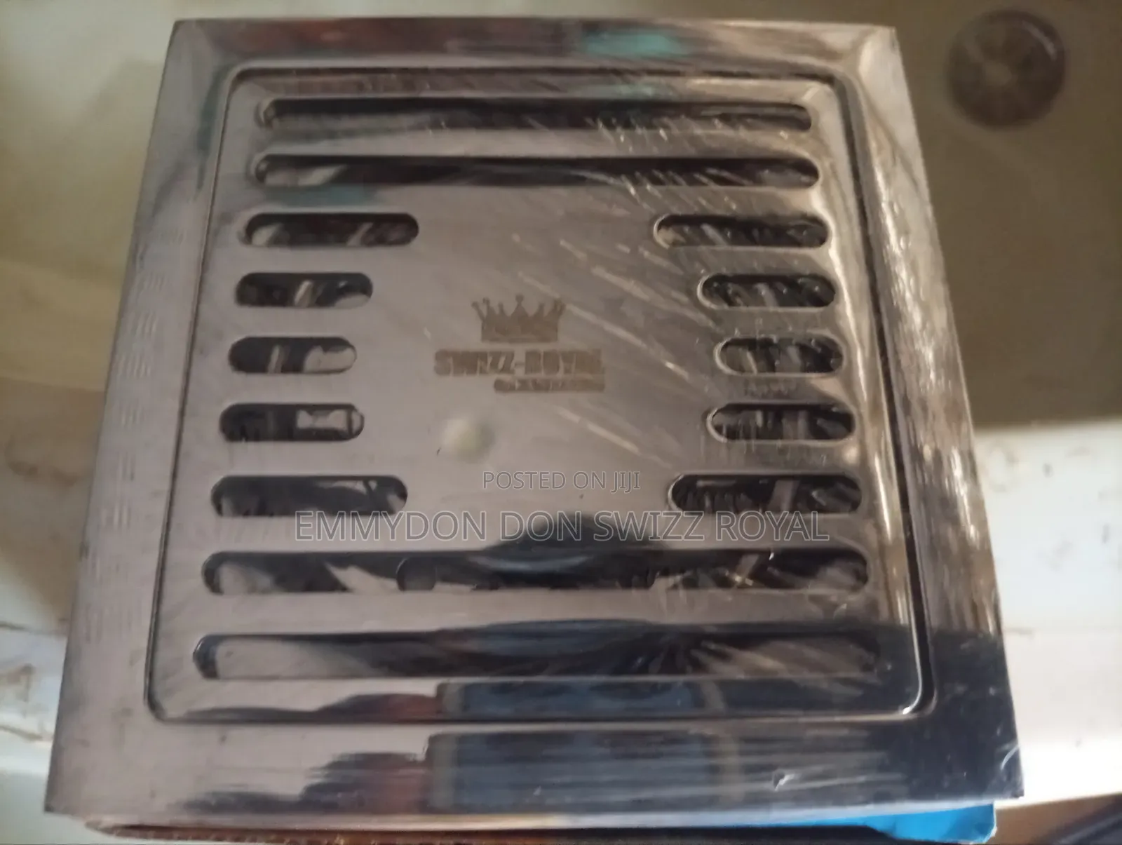 Floor Drain 10cm Chrome