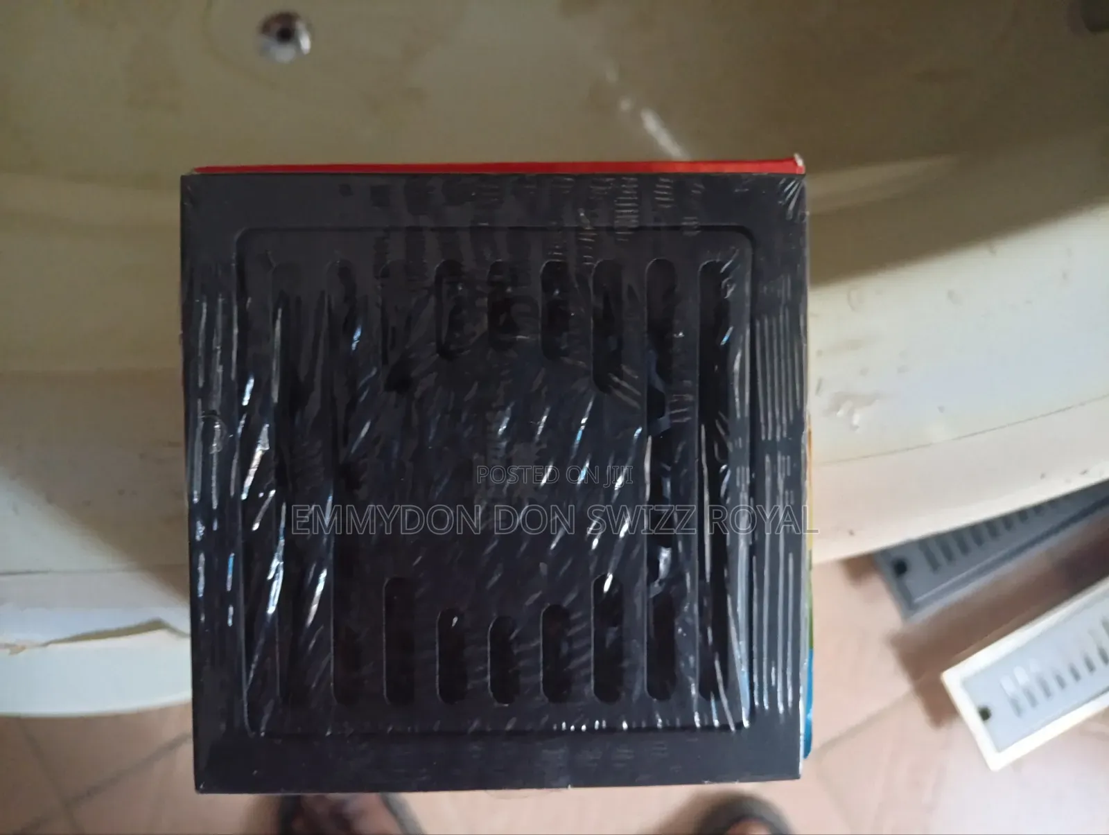 Floor Drain 10cm Black