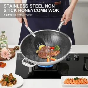 34 CM Stainless Frying Pan