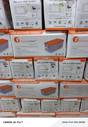 200ah 12v Felicity Solar GEL Deep Cycle Batteries
