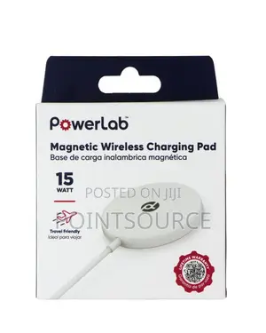 PowerLab 15W Magnetic Wireless Charging Pad
