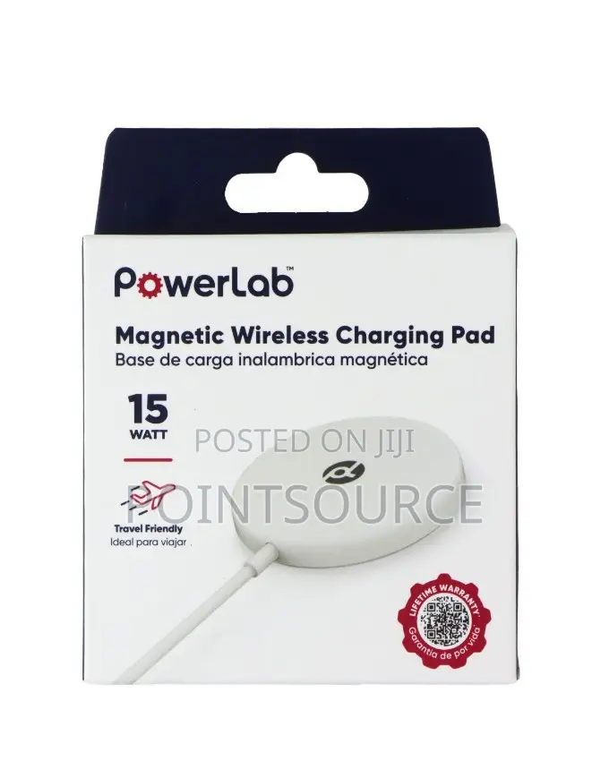 PowerLab 15W Magnetic Wireless Charging Pad