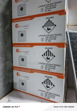24v 5kwh FLA 200ah Felicity Solar Lithium Ion Batteries