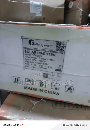3kva 24v Felicity Solar Inverter Hybrid Ivem