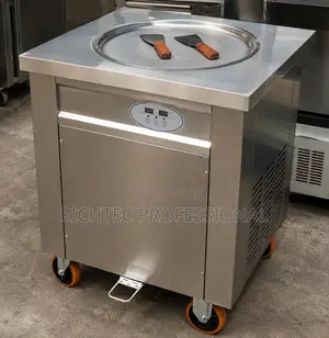 High Quality Commercial Single Pan Fried Ice Cream Machine
