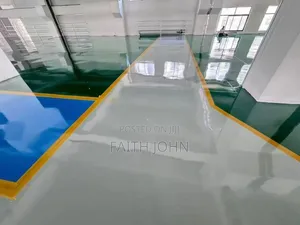 Triple Color Industrial Epoxy Flooring