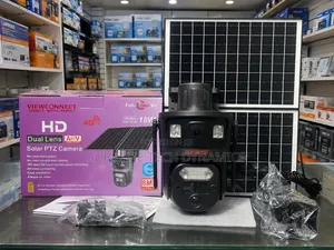 Double Lens Double Panel Ubox Solar PTZ Camera – 4G LTE