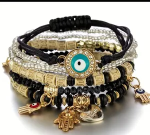 Ladies Gift Set Beaded Barcelet Women Accessories