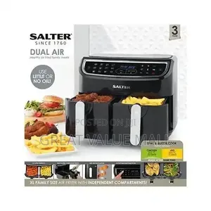 Salter 8.2 XL Dual Compartment Digital Air Fryer