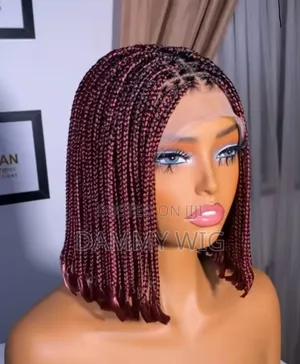 Human Hair and Braided Wig