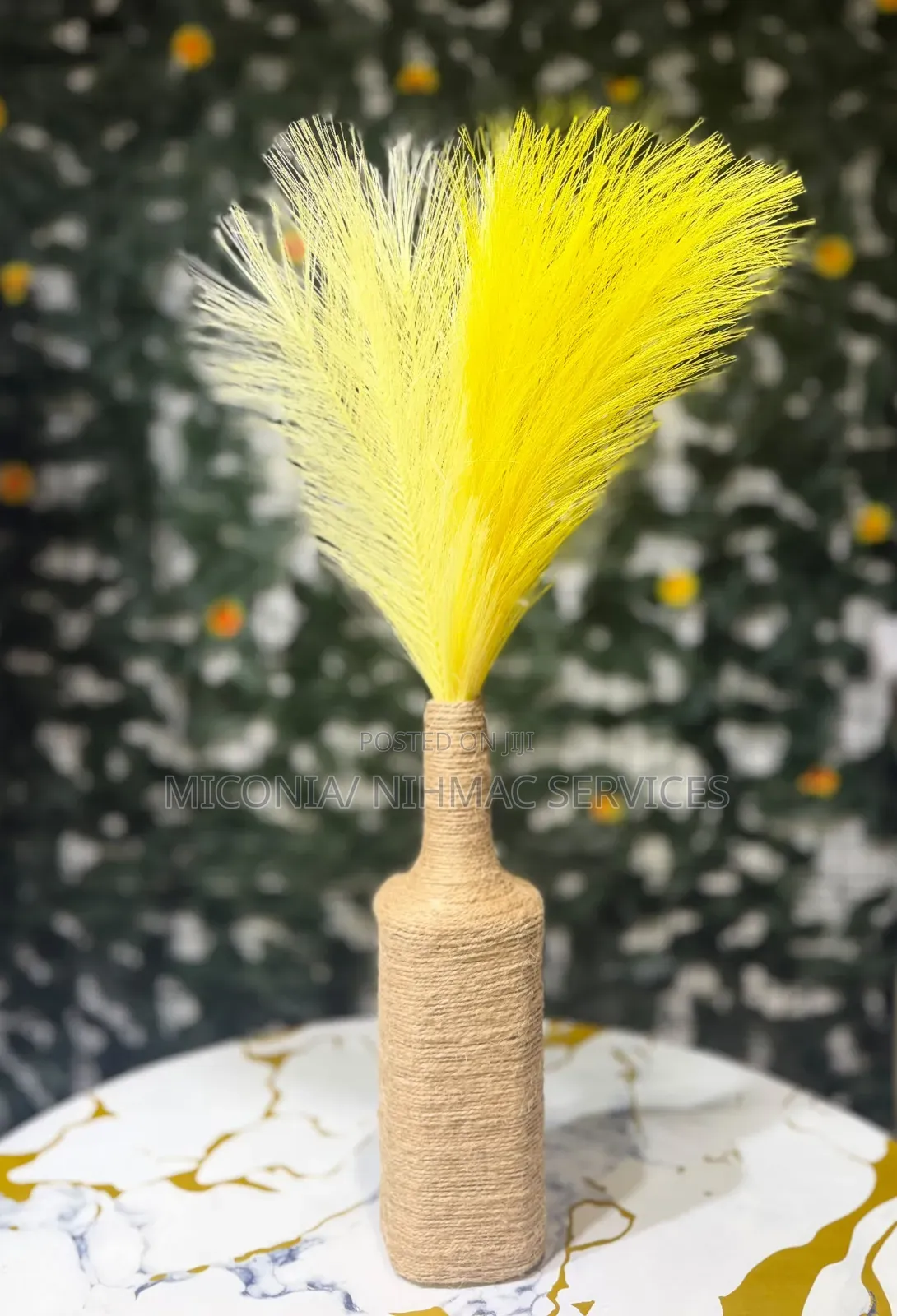 DIY Artificial Pampas Grass Decor