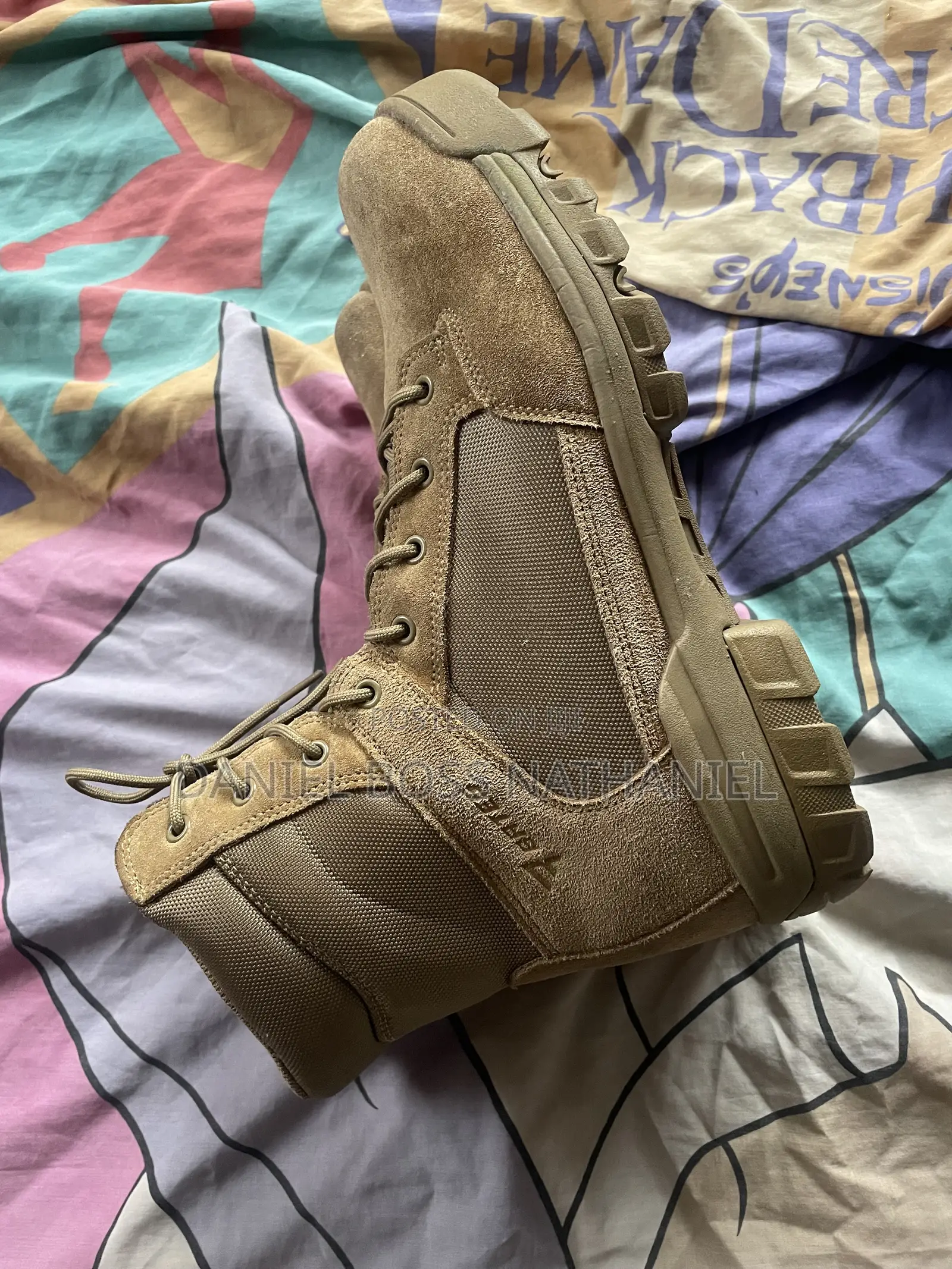Foreign Used Tactical Desert Combat Boot