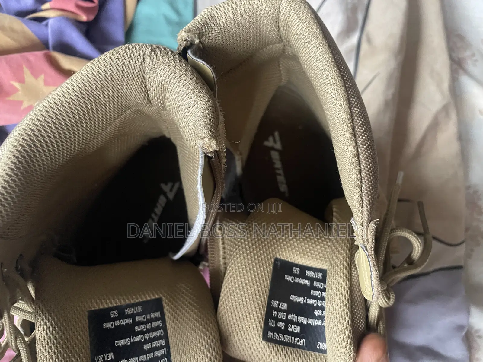 Foreign Used Tactical Desert Combat Boot
